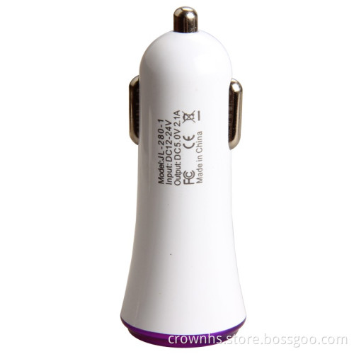 Mobile phone car battery charger, CE ROHS mini portable usb car charger